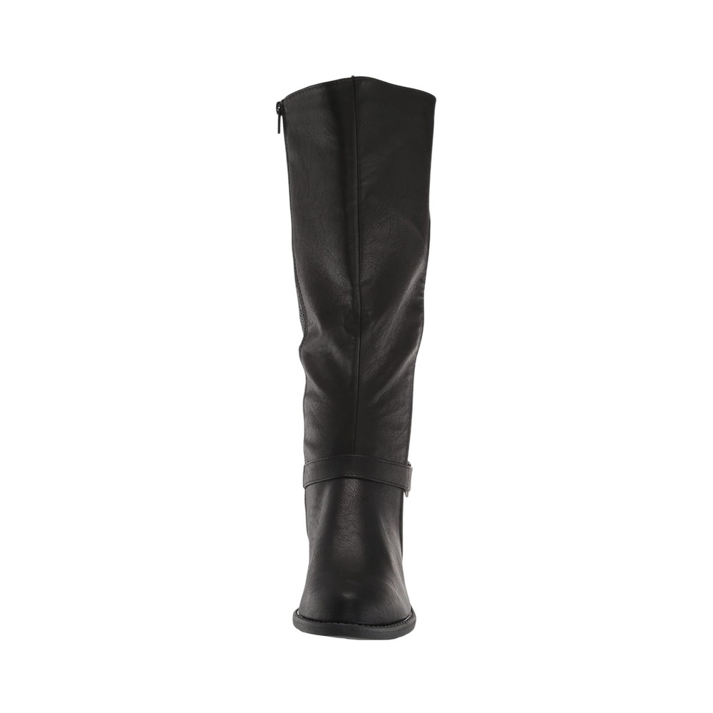 Easy Street Women Luella Plus Knee High Black Embossed Boot Sz 6.5 WIDE CALF NWT - Picture 7 of 8
